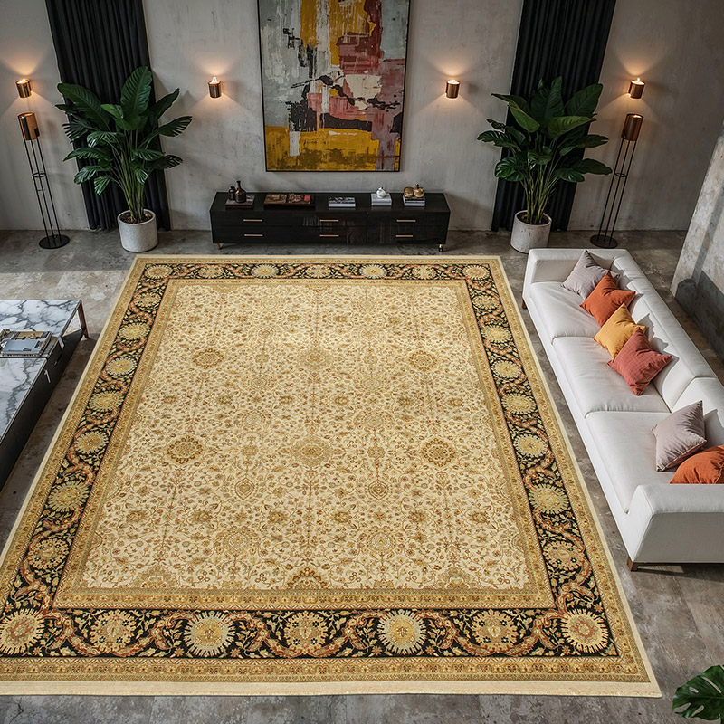 Nueva Alfombra Oushak Tejida a Mano - 371 cm x 453 cm - K0056602