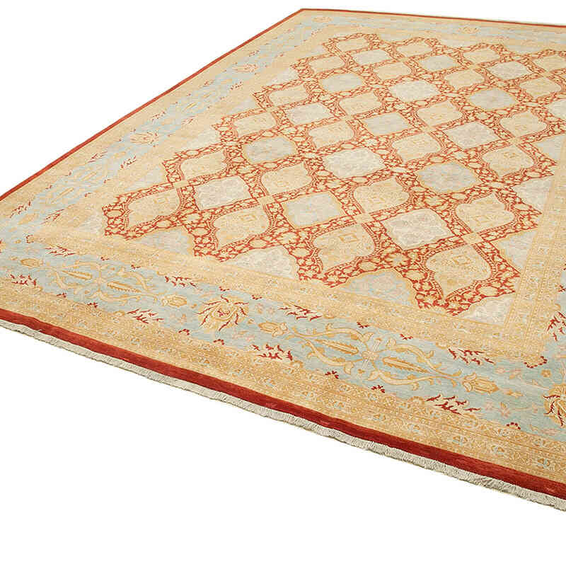 Nueva Alfombra Oushak Tejida a Mano - 370 cm x 524 cm - K0056604