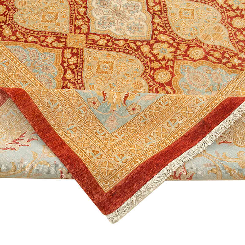 Nueva Alfombra Oushak Tejida a Mano - 370 cm x 524 cm - K0056604