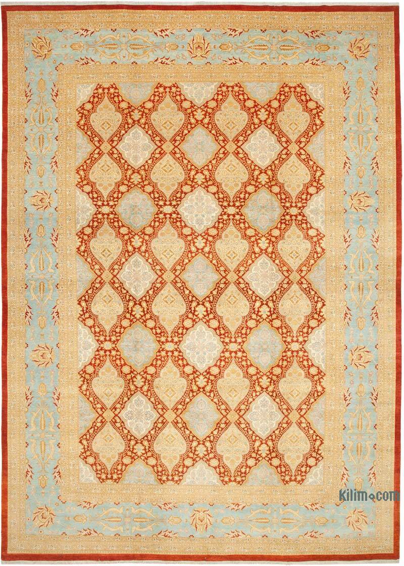 Nueva Alfombra Oushak Tejida a Mano - 370 cm x 524 cm - K0056604