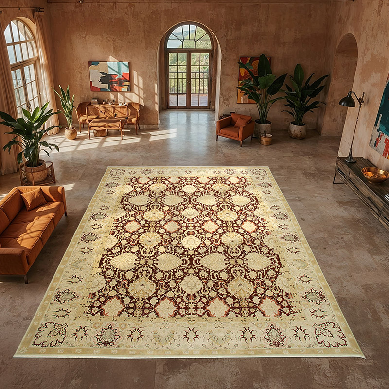 New Hand-Knotted Wool Oushak Rug - 13'  x 17' 7" (156" x 211") - K0056606