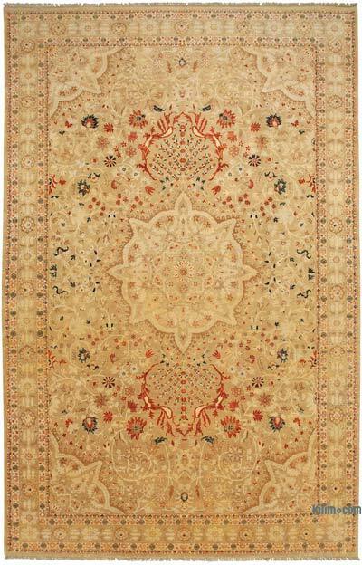 New Hand-Knotted Wool Oushak Rug - 10' 10" x 17' 3" (130 in. x 207 in.)