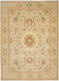 New Hand-Knotted Wool Oushak Rug - 11' 9" x 16' 3" (141" x 195")
