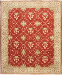 New Hand-Knotted Wool Oushak Rug - 11' 11" x 14' 4" (143" x 172")