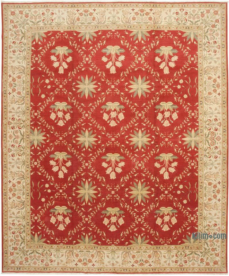 Nueva Alfombra Oushak Tejida a Mano - 364 cm x 437 cm - K0056609