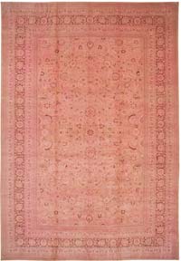 New Hand-Knotted Wool Oushak Rug - 13'  x 18' 11" (156" x 227")