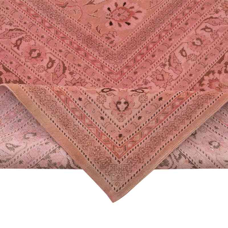 Pink New Hand-Knotted Wool Oushak Rug - 13'  x 18' 11" (156 in. x 227 in.) - K0056612
