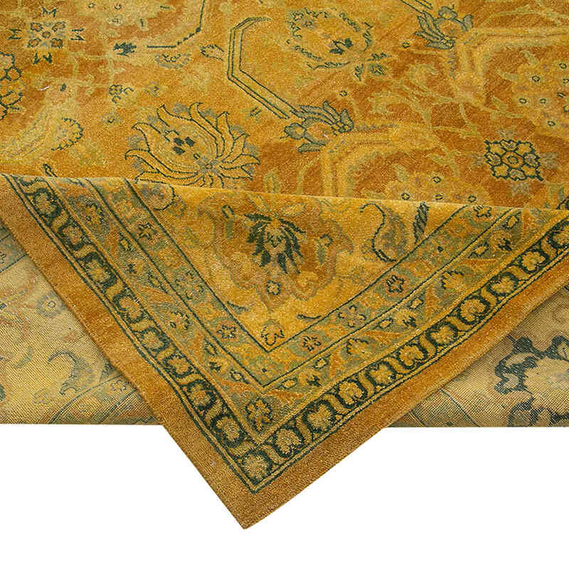 New Hand-Knotted Wool Oushak Rug - 13' 10" x 19' 9" (166" x 237") - K0056616