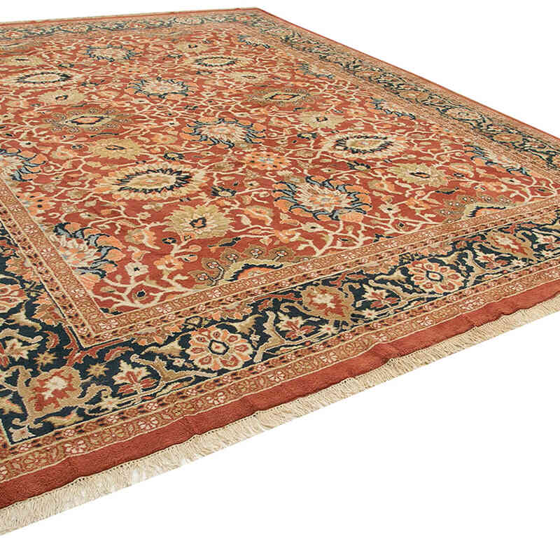 Nueva Alfombra Oushak Tejida a Mano - 373 cm x 476 cm - K0056622