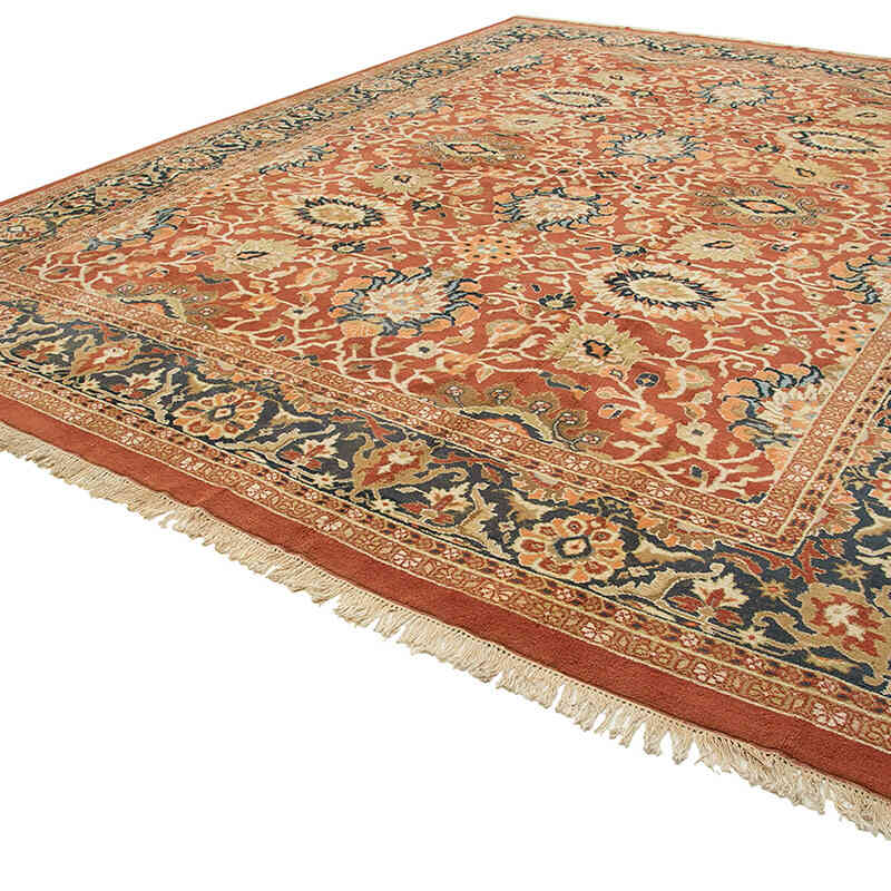 Nueva Alfombra Oushak Tejida a Mano - 373 cm x 476 cm - K0056622