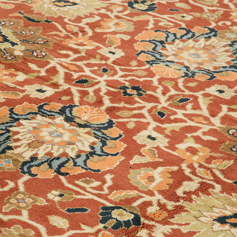 Nueva Alfombra Oushak Tejida a Mano - 373 cm x 476 cm - K0056622