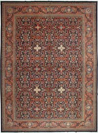 New Hand-Knotted Wool Oushak Rug - 13' 9" x 18' 11" (165" x 227")