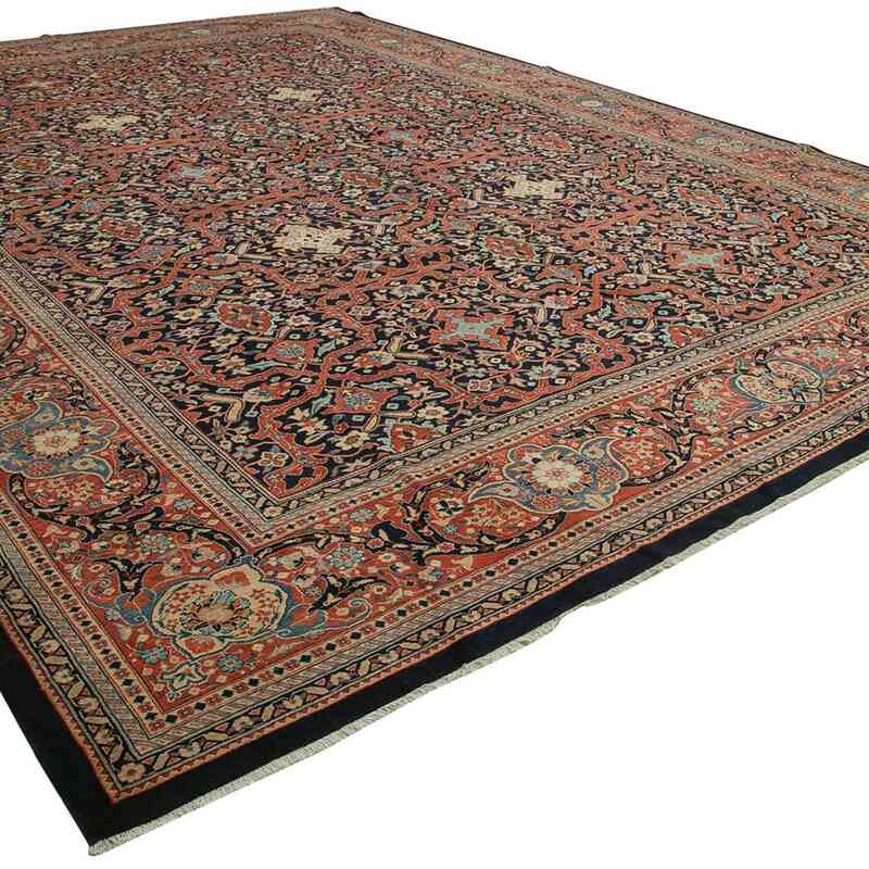 Nueva Alfombra Oushak Tejida a Mano - 419 cm x 576 cm - K0056623