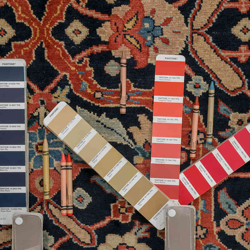 Nueva Alfombra Oushak Tejida a Mano - 419 cm x 576 cm - K0056623