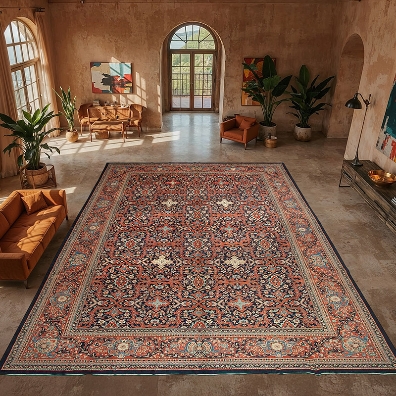 Nueva Alfombra Oushak Tejida a Mano - 419 cm x 576 cm - K0056623
