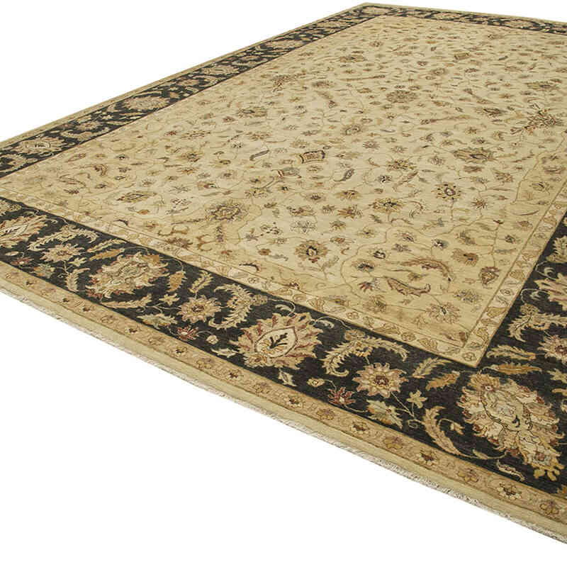 New Hand-Knotted Wool Oushak Rug - 13' 8" x 19' 11" (164" x 239") - K0056624