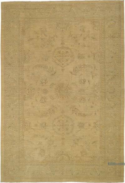 New Hand-Knotted Wool Oushak Rug - 11' 9" x 17' 2" (141" x 206")