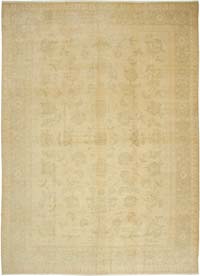 New Hand-Knotted Wool Oushak Rug - 12' 8" x 17' 9" (152" x 213")