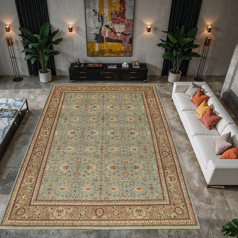 New Hand-Knotted Wool Oushak Rug - 10' 8" x 15' 5" (128" x 185") - K0056629