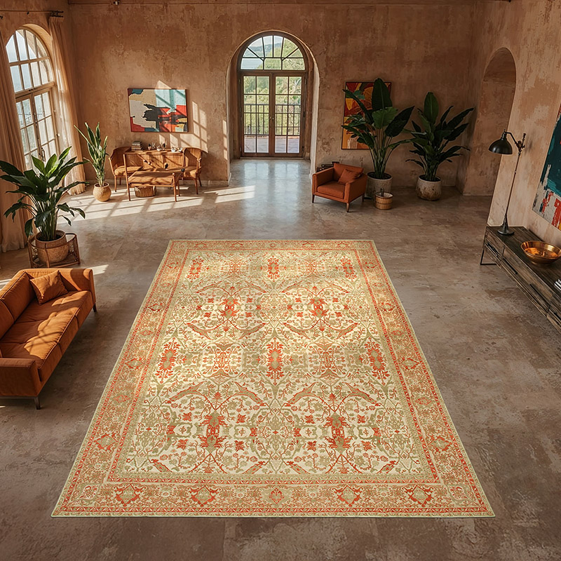 Nueva Alfombra Oushak Tejida a Mano - 357 cm x 560 cm - K0056630