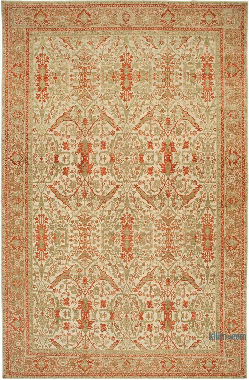 Nueva Alfombra Oushak Tejida a Mano - 357 cm x 560 cm - K0056630
