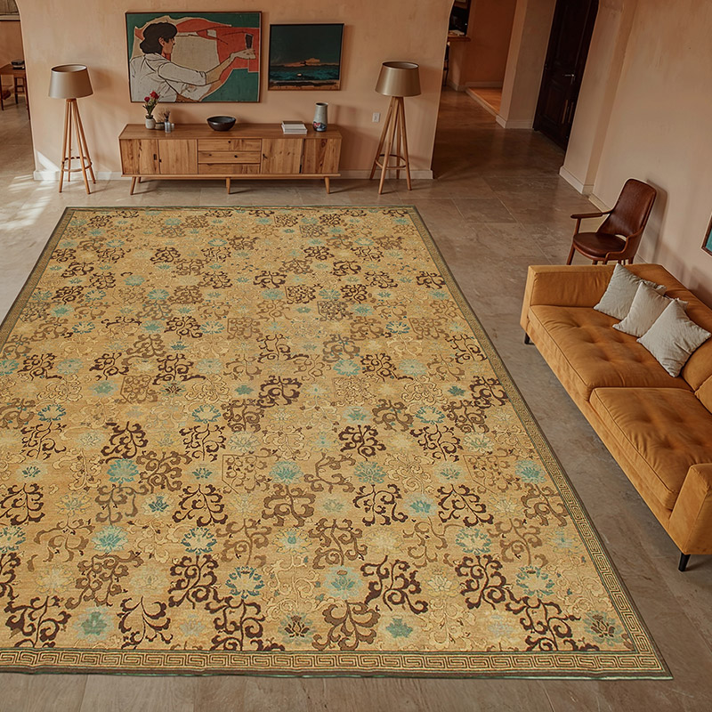 Nueva Alfombra Oushak Tejida a Mano - 359 cm x 495 cm - K0056633