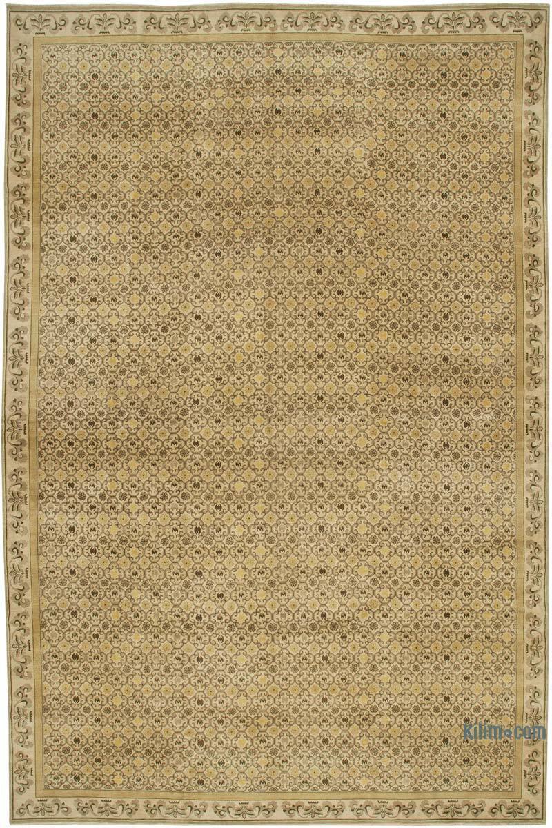 New Hand-Knotted Wool Oushak Rug - 11' 10" x 18' 1" (142" x 217") - K0056636