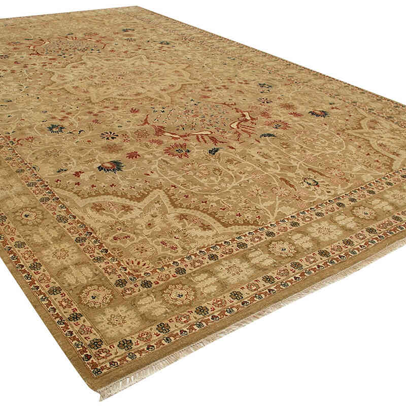 Nueva Alfombra Oushak Tejida a Mano - 330 cm x 535 cm - K0056639