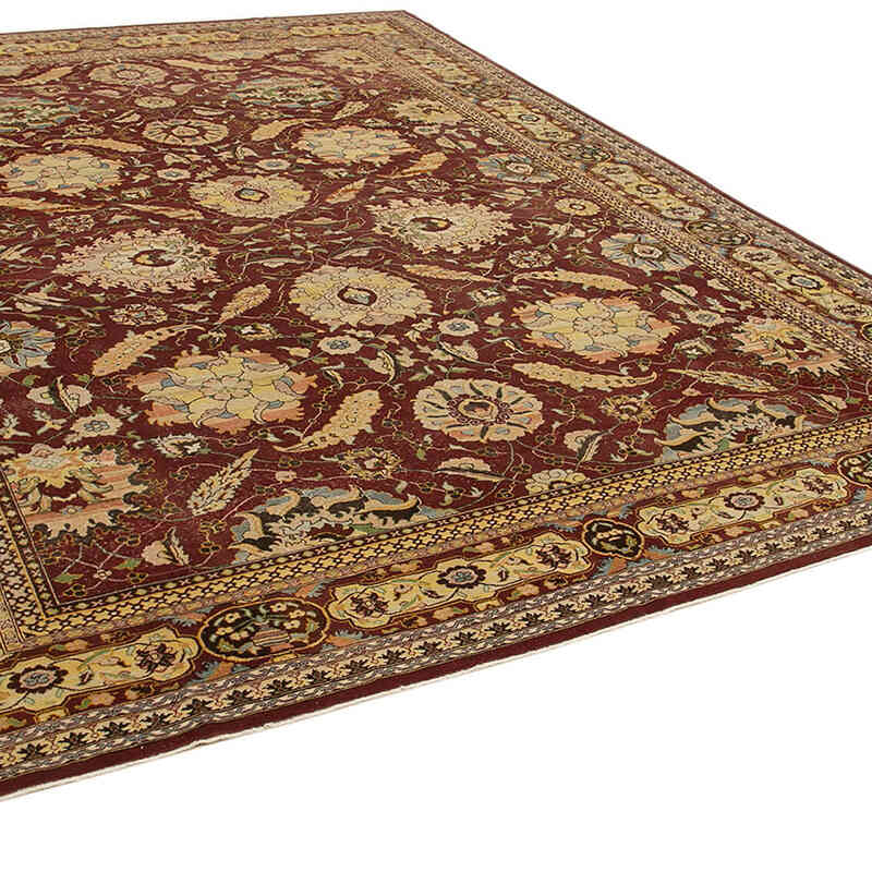 Nueva Alfombra Oushak Tejida a Mano - 364 cm x 462 cm - K0056641
