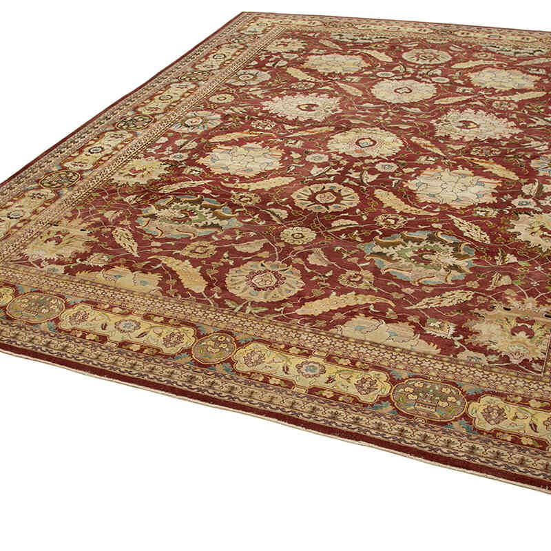 Nueva Alfombra Oushak Tejida a Mano - 364 cm x 462 cm - K0056641