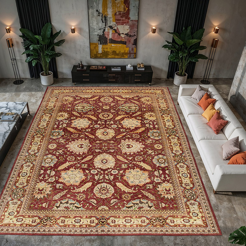 Nueva Alfombra Oushak Tejida a Mano - 364 cm x 462 cm - K0056641