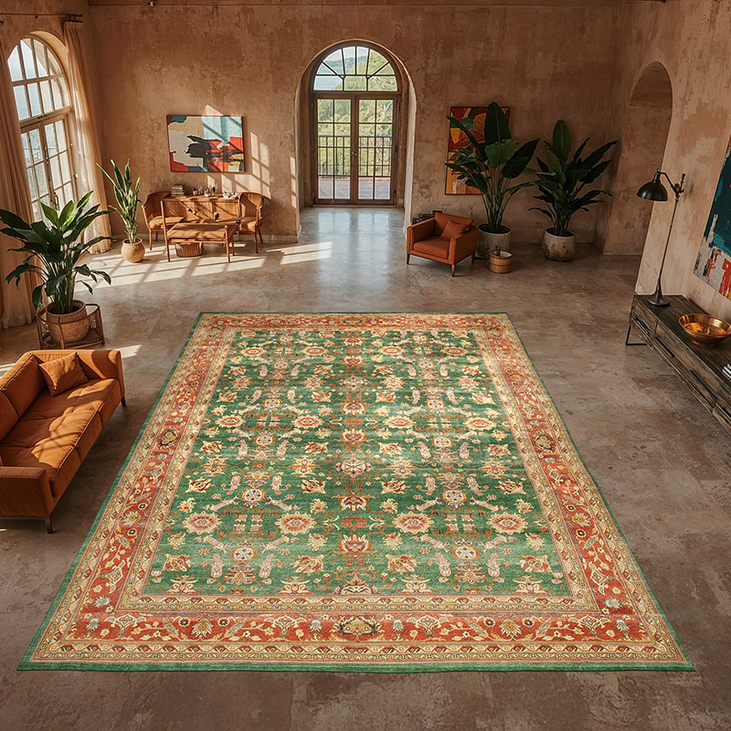 Nueva Alfombra Oushak Tejida a Mano - 401 cm x 540 cm - K0056642