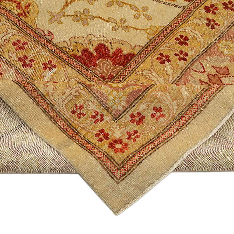 Nueva Alfombra Oushak Tejida a Mano - 403 cm x 545 cm - K0056647