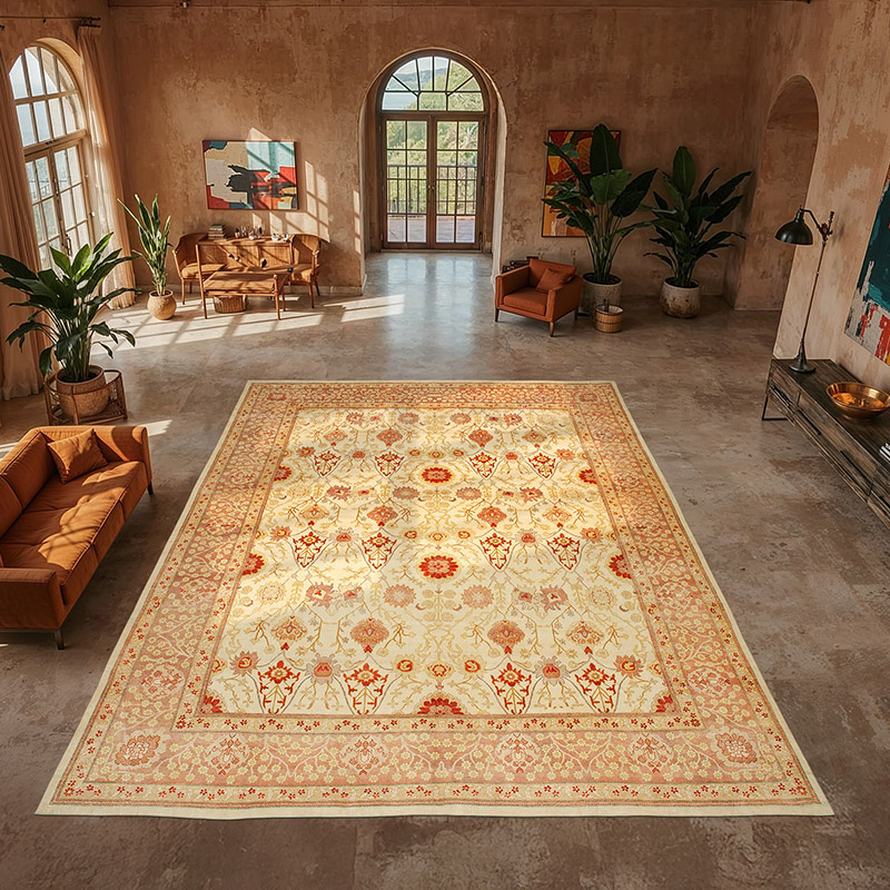 Nueva Alfombra Oushak Tejida a Mano - 403 cm x 545 cm - K0056647