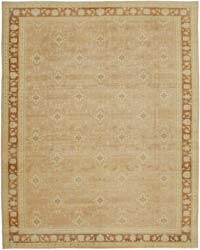 New Hand-Knotted Wool Oushak Rug - 11' 11" x 14' 10" (143" x 178")