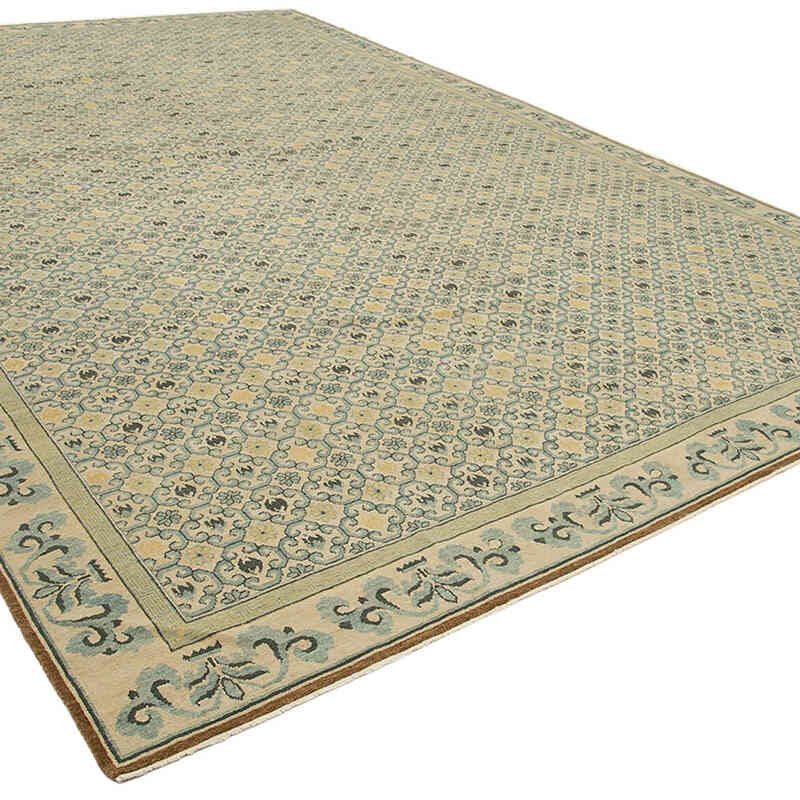 Nueva Alfombra Oushak Tejida a Mano - 362 cm x 541 cm - K0056653