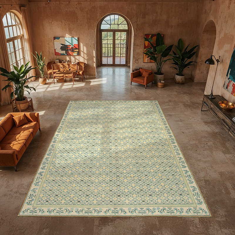 Nueva Alfombra Oushak Tejida a Mano - 362 cm x 541 cm - K0056653