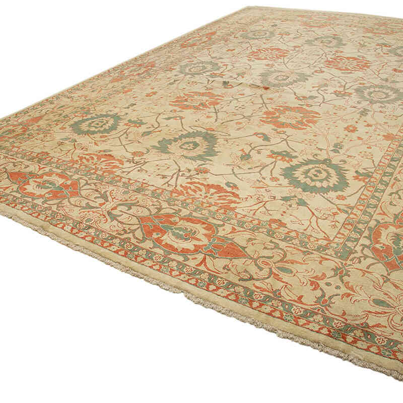 Nueva Alfombra Oushak Tejida a Mano - 365 cm x 548 cm - K0056657