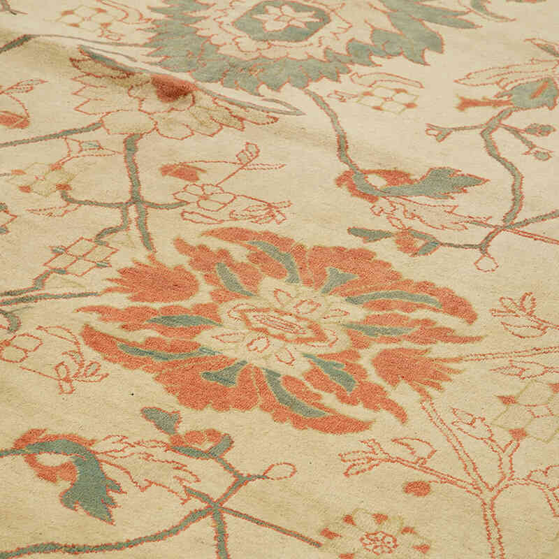 Nueva Alfombra Oushak Tejida a Mano - 365 cm x 548 cm - K0056657