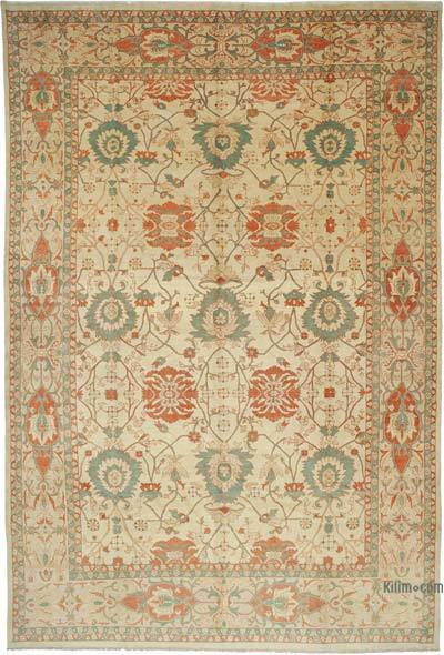 New Hand-Knotted Wool Oushak Rug - 12'  x 18'  (144 in. x 216 in.)