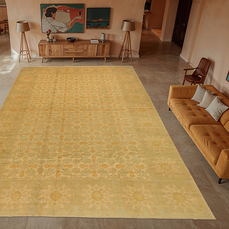 Yeni El Dokuma Uşak Halısı - 343 cm x 480 cm - K0056663