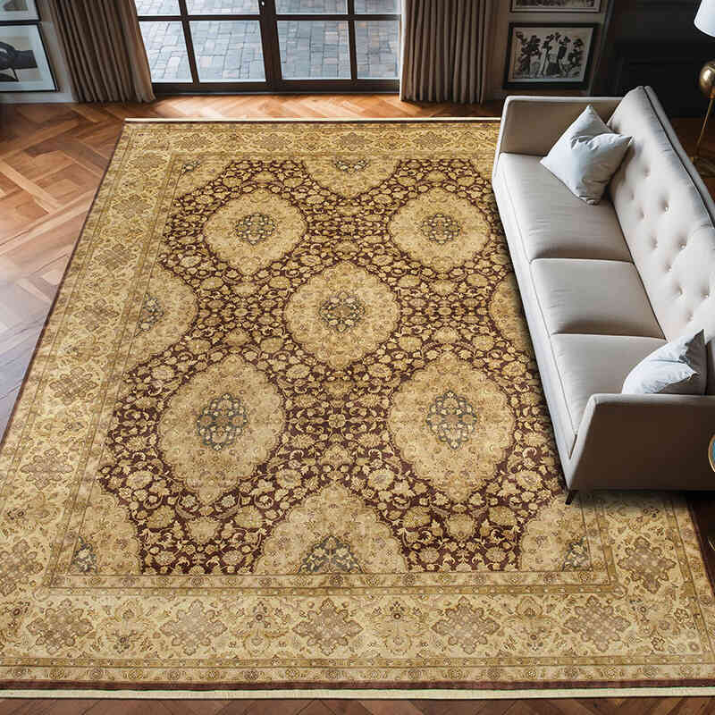 Nueva Alfombra Oushak Tejida a Mano - 272 cm x 371 cm - K0056665