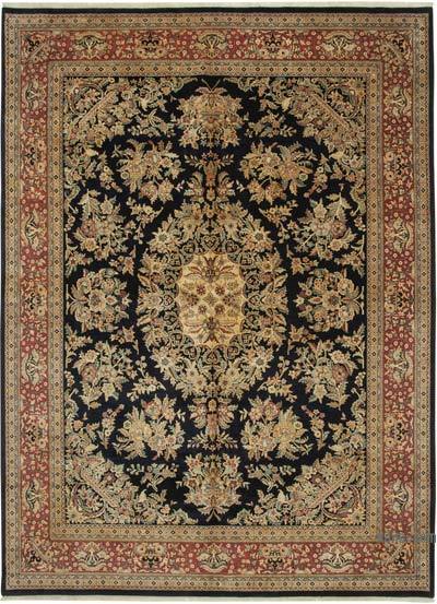 New Hand-Knotted Wool Oushak Rug - 8' 11" x 12' 2" (107 in. x 146 in.)