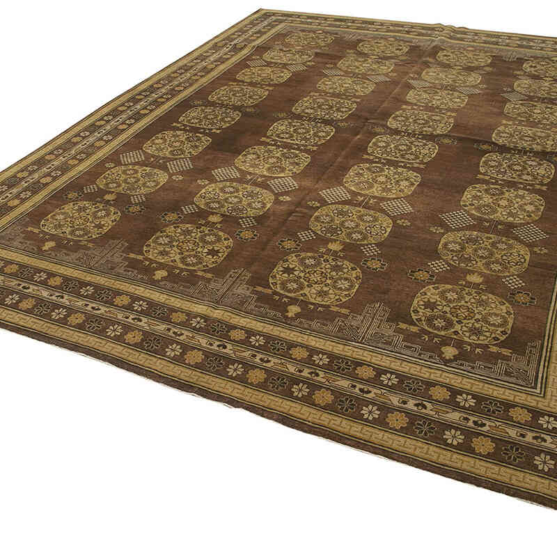 Nueva Alfombra Oushak Tejida a Mano - 272 cm x 358 cm - K0056667