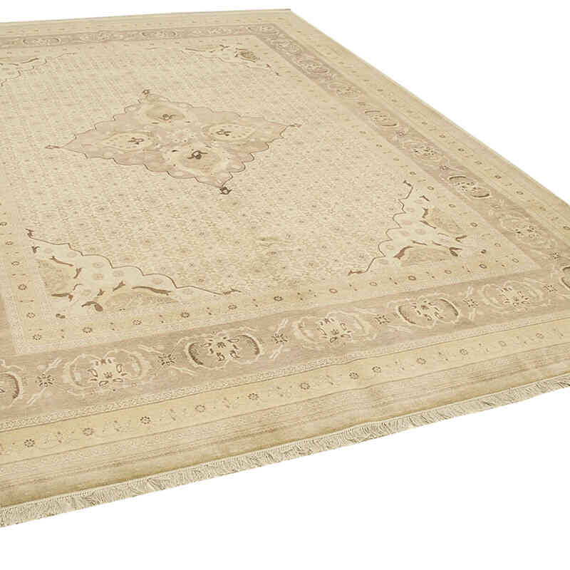 Nueva Alfombra Oushak Tejida a Mano - 279 cm x 368 cm - K0056668