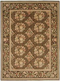 New Hand-Knotted Wool Oushak Rug - 9' 8" x 13'  (116" x 156")
