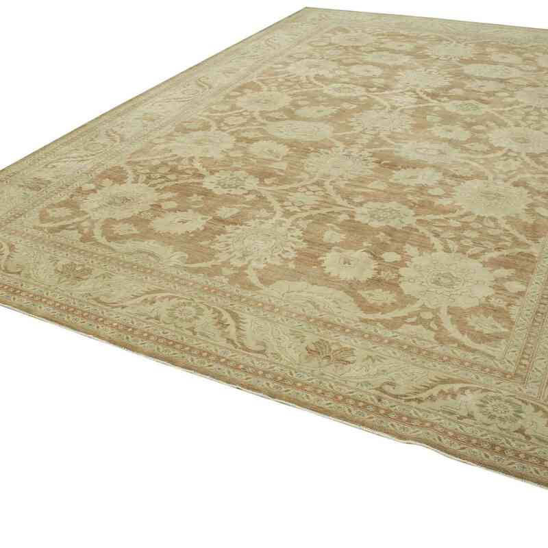 New Hand-Knotted Wool Oushak Rug - 10'  x 14' 3" (120 in. x 171 in.) - K0056678