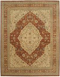 New Hand-Knotted Wool Oushak Rug - 9'  x 11' 8" (108" x 140")
