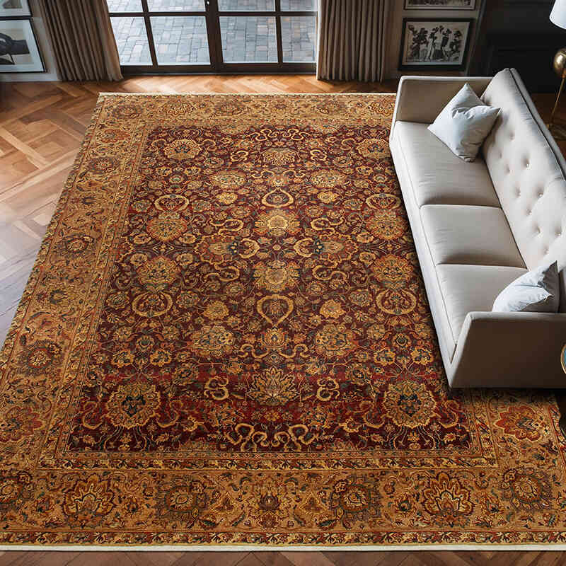 Yeni El Dokuma Uşak Halısı - 279 cm x 378 cm - K0056693