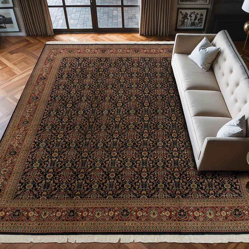 Nueva Alfombra Oushak Tejida a Mano - 348 cm x 371 cm - K0056701